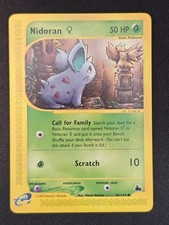 Pokemon TCG Nidoran 81 Skyridge Mint Near Mint (non-holo) on eBay