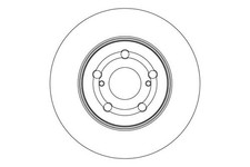 TRW DF4630 Bremsscheibe für TOYOTA