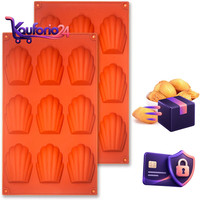 Silikon Madeleines Backform 2 StüCk FüR Schokolade Kekse Backen