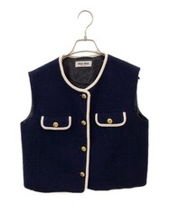 Single-Breasted Tweed Vest