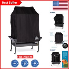 Breathable Large Bird Cage Cover - 36"L x 24"W x 49"H, Optimal Sleep Solution