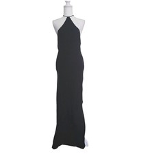 Free People Black Halter Dress