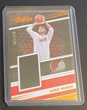 2017-18 Panini Absolute Pre-Game Materials Jusuf Nurkic /199 Relic #PG-JNK