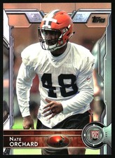 2015 Topps #408 Nate Orchard RC Cleveland Browns