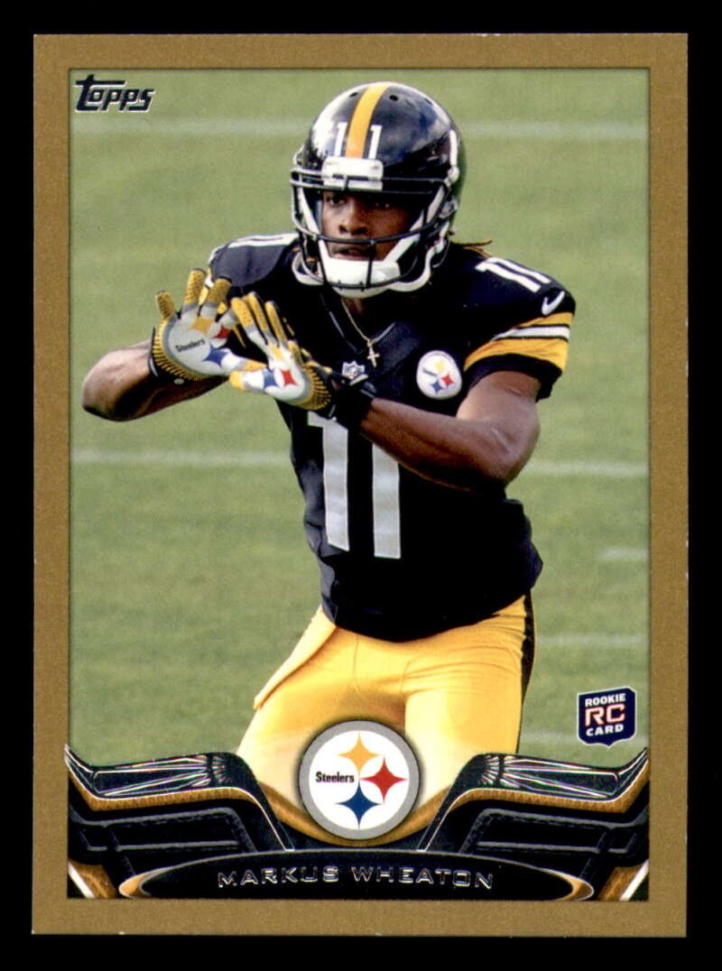 2013 Topps Mini Gold Football #ed/58 - Set Break - Front and Back Scans #221-440