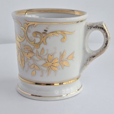 Josef Schachtel J.S. Germany 10 oz Porcelain Shaving Mug Vintage