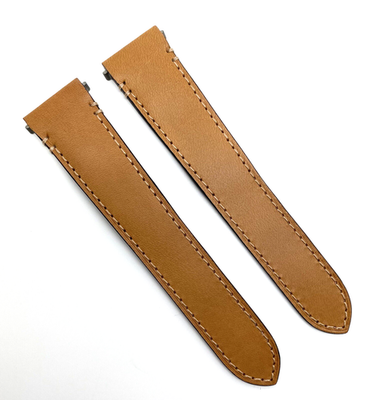 Cartier 21mm x 18mm Brown Calfskin Leather Watch Strap KD8DJABK