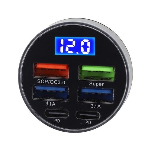 Adaptateur de prise universel pour chargeur de voiture avec alimentation 33 W et - Photo 10 sur 12