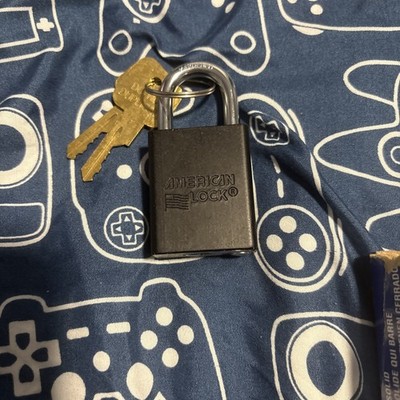 American Lock A1105blk Anodized Aluminum Safety Padlock, Keyed Different, 1-1/2
