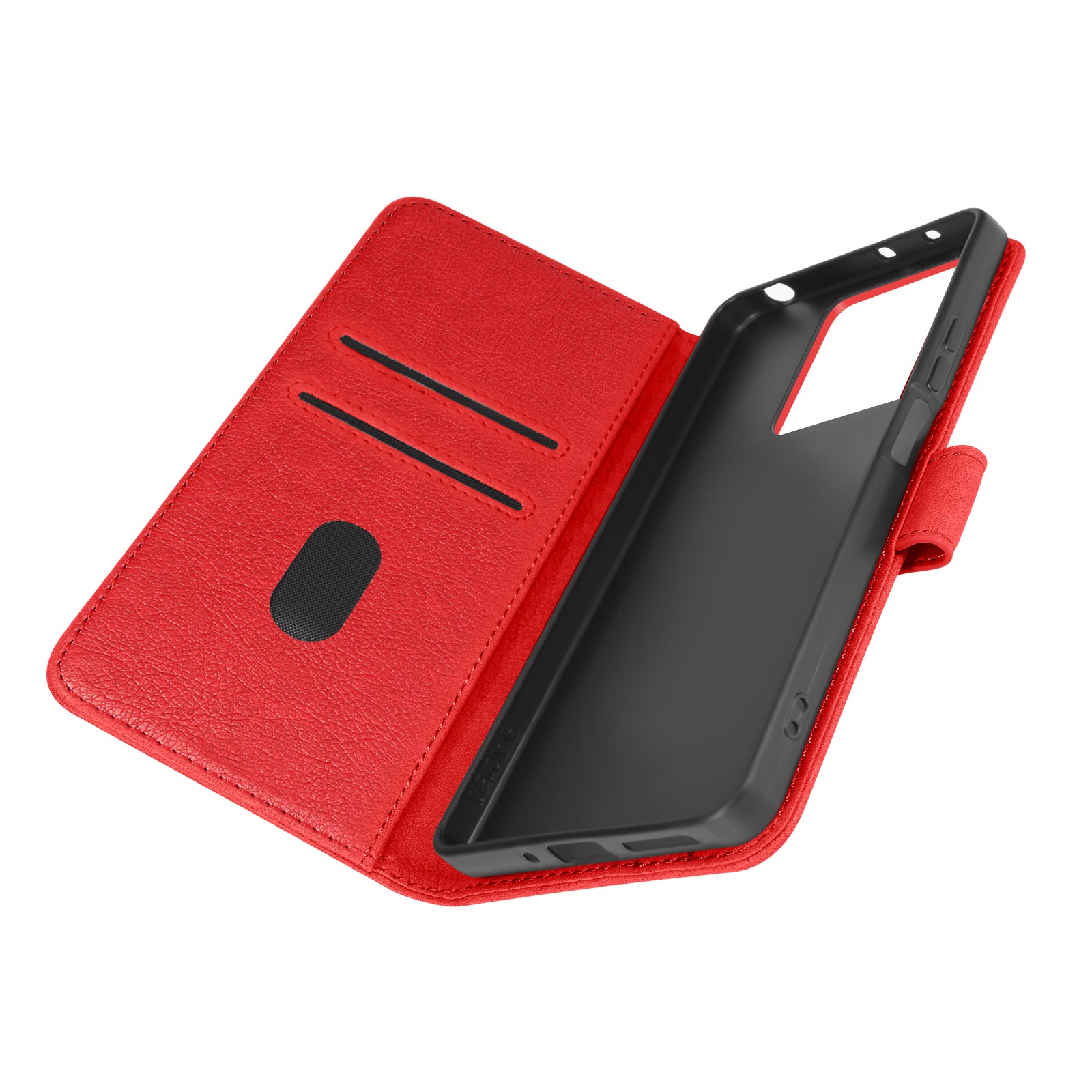 Étui Rouge Redmi Note 13 5G Housse Protection Folio Antichoc Avizar