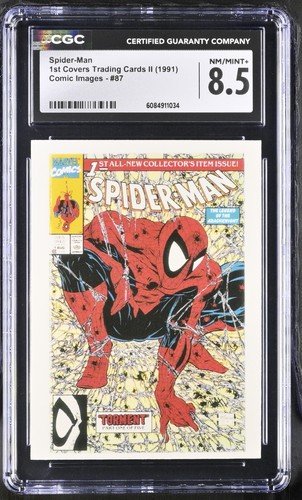 1991 Spider-Man 1st Covers Marvel Comics Presents Card #87 CGC 8.5 NM/MINT+