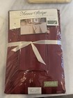 Damask Tablecloth and Napkin Set 6 Napkin Set 60x104” Wine Color