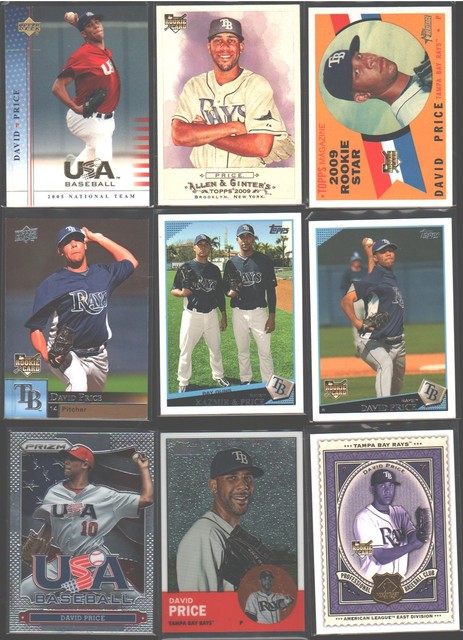 🔥⚾ David Price Pick Your Favorite (Drop Down) Rookie RC USA Boston Red Sox