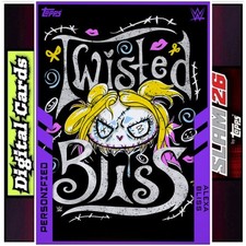 Topps WWE Slam Personified 26 Alexa Bliss Purple Base Iconic