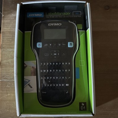 Dymo (160) Label Manager With 3 - D1 Tapes - Label Maker In Sealed Box