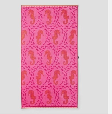 Roller Rabbit X Target Seahorse Beach Towel Pink, Orange SOLD OUT NWT FREE SHIP