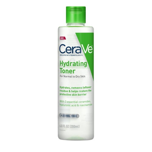 CeraVe Hydrating Toner for Face, Alcohol Free, Normal to Dry Skin - 6.8 fl oz