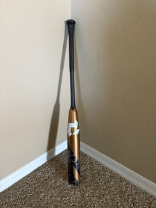 DeMarini Zoa (-3) Bbcor Bate de béisbol, Unisex, Dorado/Negro, 33/30 oz