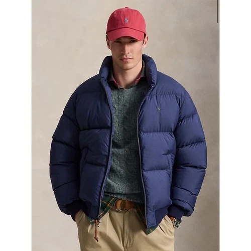 Polo Ralph Lauren Men's Puffer Jacket in Blue - product listing photo