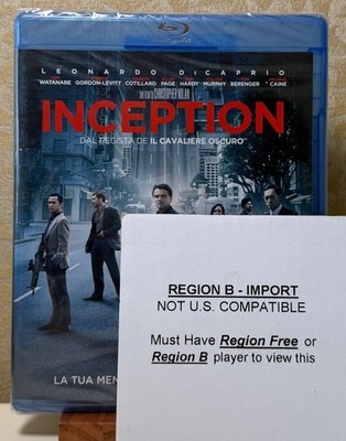 **REGION 2**    -        Inception (Blu-ray) - NEW SEALED