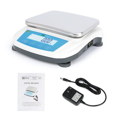 Digital Precision Balance 5000g x 0.01g Lab Scale RS232 Interface 19 Measurement