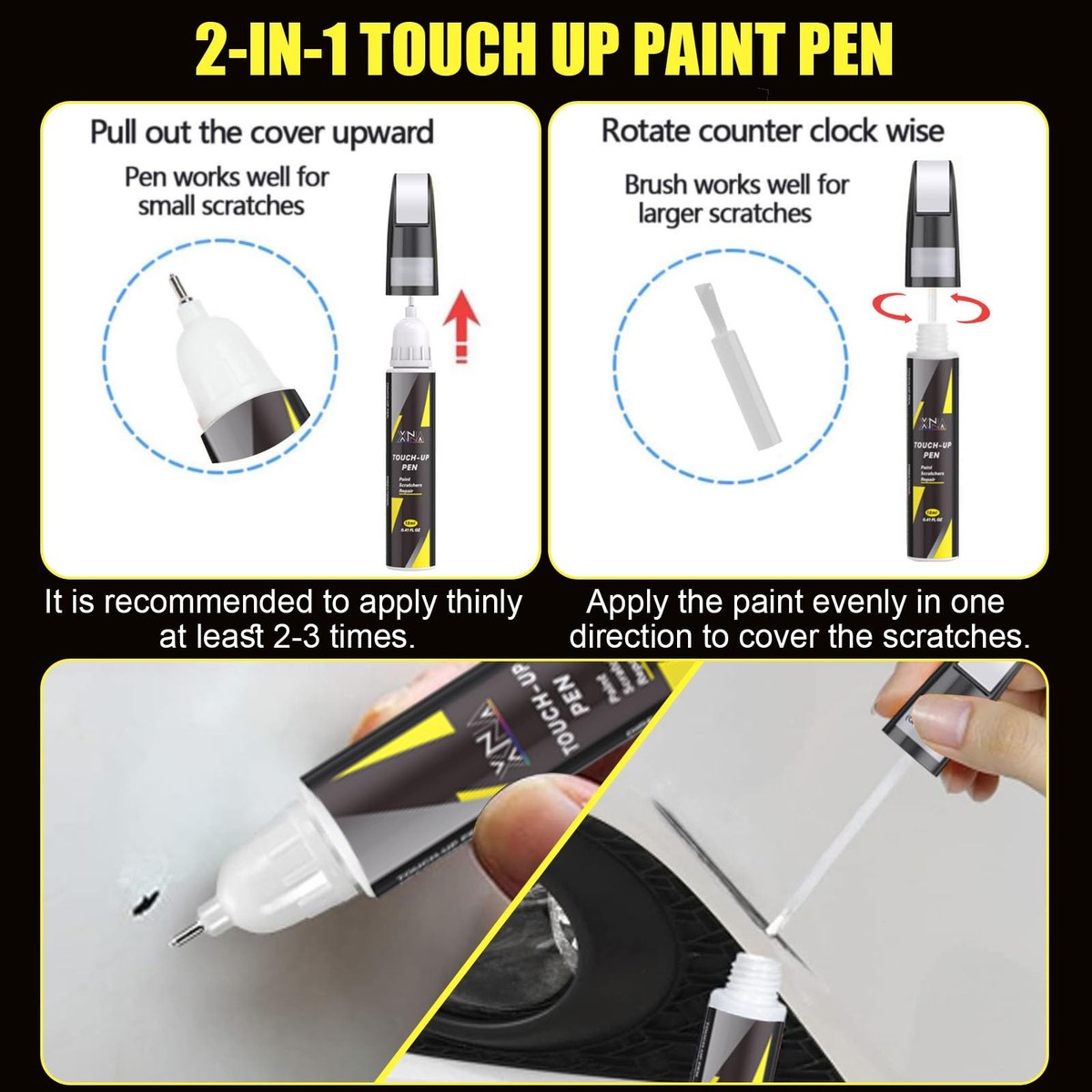Eminent White Pearl(085) for Lexus Touch Up Paint, Car Scratch for