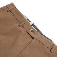 Hiltl NWT Chinos / Casual Pants Size 52 US 36 Parma in Beige Cotton Blend