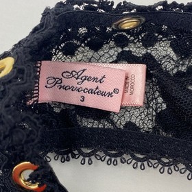 Agent Provocateur Stevie Black Brief AP3 Medium New