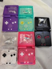 Housing Shell Screen for GBA SP Game Boy Advance SP Transparent USA Shipping