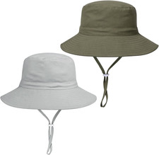 Baby Toddler Sun Hat,Boys Girls Bucket Hat for Kids UPF 50 Sun Protective Child