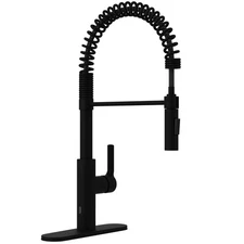 Anzzi KF-AZ303 Ola 1.8 GPM 1 Hole Kitchen Faucet - Black