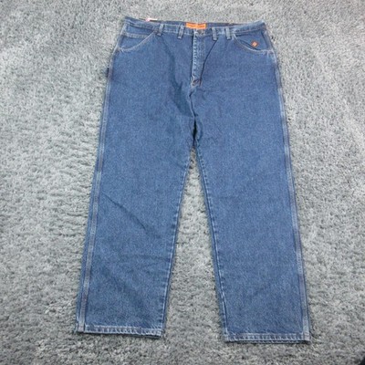 Wrangler Riggs FR Carpenter Jeans Mens 46x34 Flame Resistant Denim NWT 45x33*