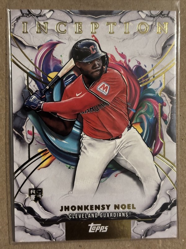 2025 Topps Inception Jhonkensy Noel #23 RC Cleveland Guardians