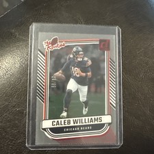2024 Panini Clearly Donruss Caleb Williams The Rookies RC Red #85/99 Bears SSP!