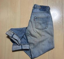 1980s Levis 501 Red Line Selvedge USA Original Vintage Jeans W30 Button 524
