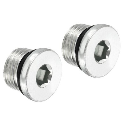 9/16-18UNF 2Pack Inneres Sechskant Kopf Leitung Fitting Stecker Steckdose 45#