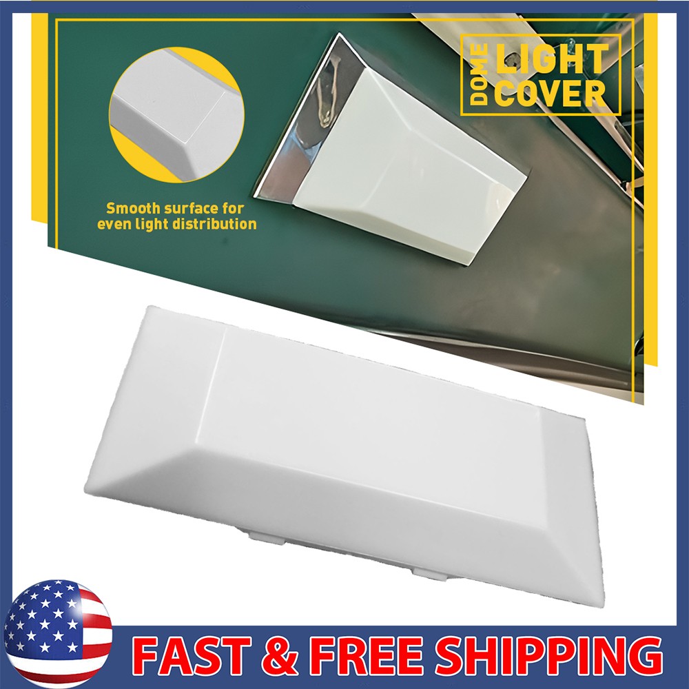 For 1975-1979 Ford F150 F250 F350 Truck Dome Light Plastic Replacement Len Cover
