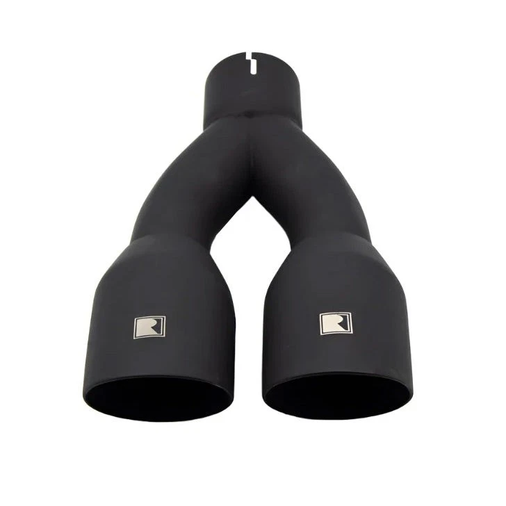 Ford Ranger 2019-2023 2,3 L Roush Cat sistema de escape de salida lateral trasera puntas negras Foto 3 de 4