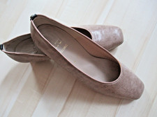 Damen Slipper Leder ARA Gr.42 H beige