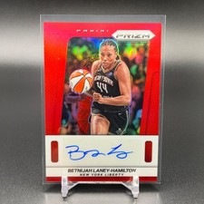 2025 Panini Prizm WNBA Bethijah Laney-Hamilton Throwback Auto Red /99 TTC4451