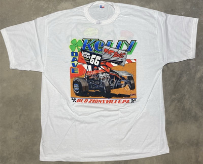 Rare Vintage NOS 1992 Dave Kelly Sprint Car Tee - 3XL
