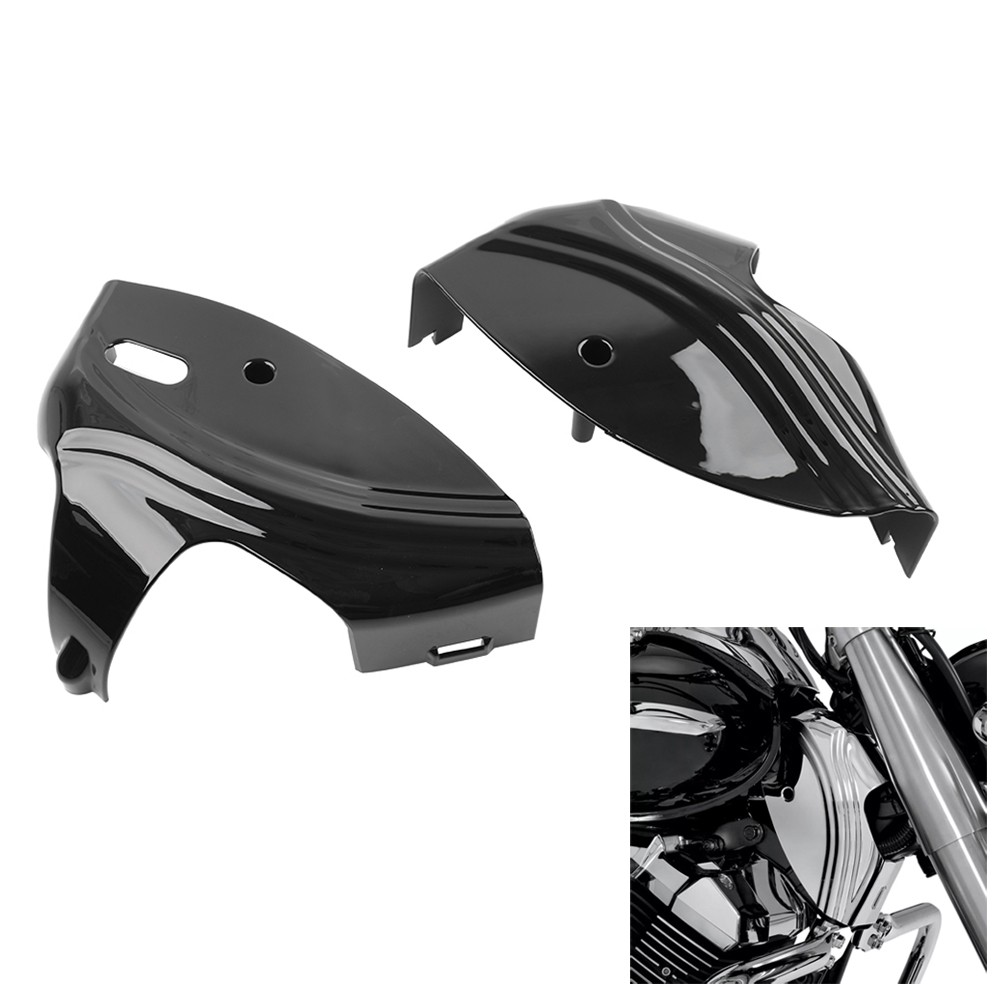 Glossy Front Fork Upper Contour Neck Cover For Yamaha XVS950 V Star 950 2009-15