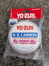 Yo-Zuri HD Carbon Fluorocarbon Leader 40lb 30 Yard R892-DP Disappearing Pink NEW