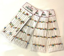 6 FT STRING OF FAUX TINY LIGHTS GARLAND 4 PACKAGES NEVER BEEN OPENED