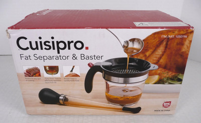Cuisipro Fat Separator and 3-in-1 Baster Set Roasting Essentials Set