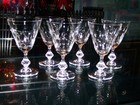DUNCAN MILLER WILLOW WATER GOBLET (6) STEMS/STEMWARE #20377 — photo 5