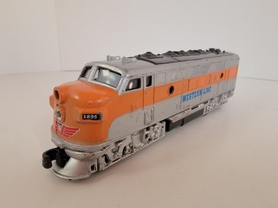 Western Line No. 1895 Pull Back Die Cast 7'' Train Engine Shing Fat Huiyang '103