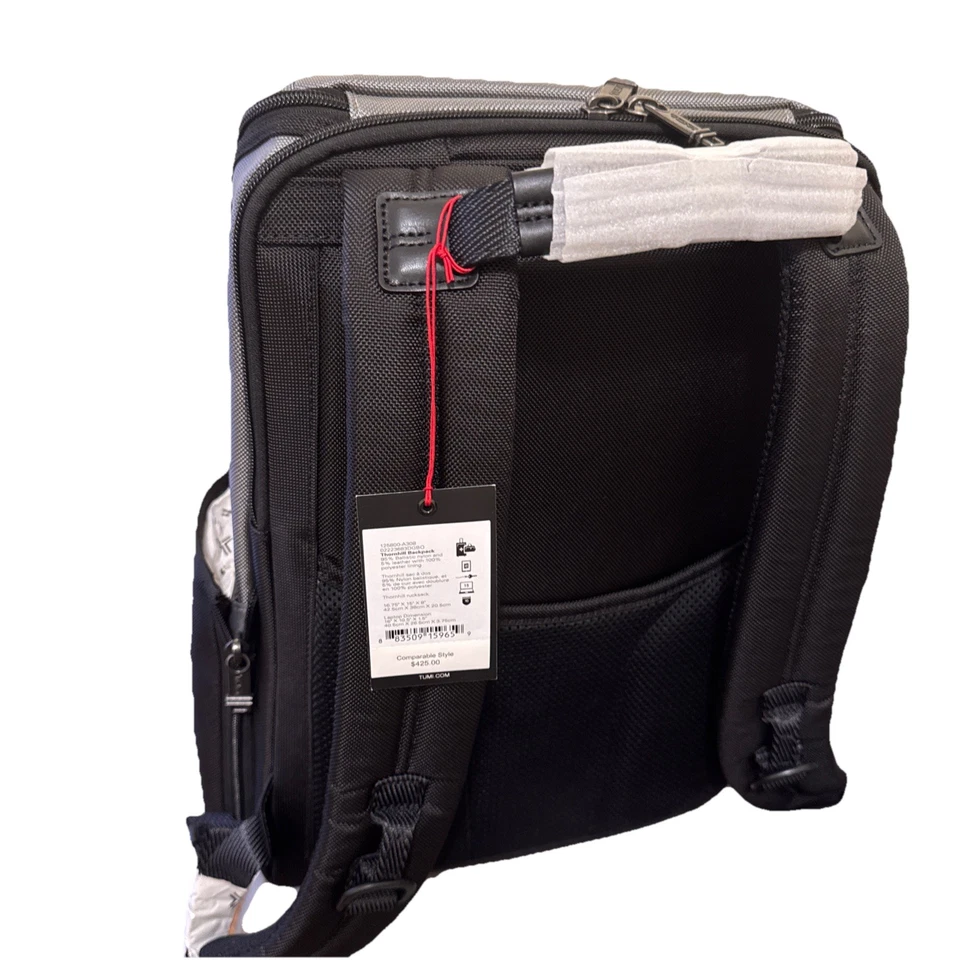 NUEVA Mochila Tumi Fremont THORNHILL 16,75” Nailon Balístico GRIS con AZUL GLACIAR Foto 3 de 4