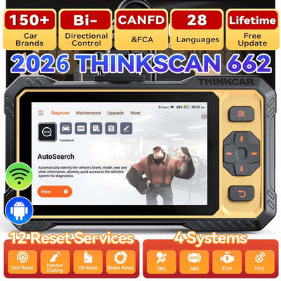 ThinkScan 662 Bidirectional ABS SRS Engine System Full Diagnostic