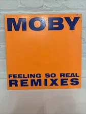 Moby Feeling So Real Remixes 12” Record Electronic Techno Breakbeat House Used